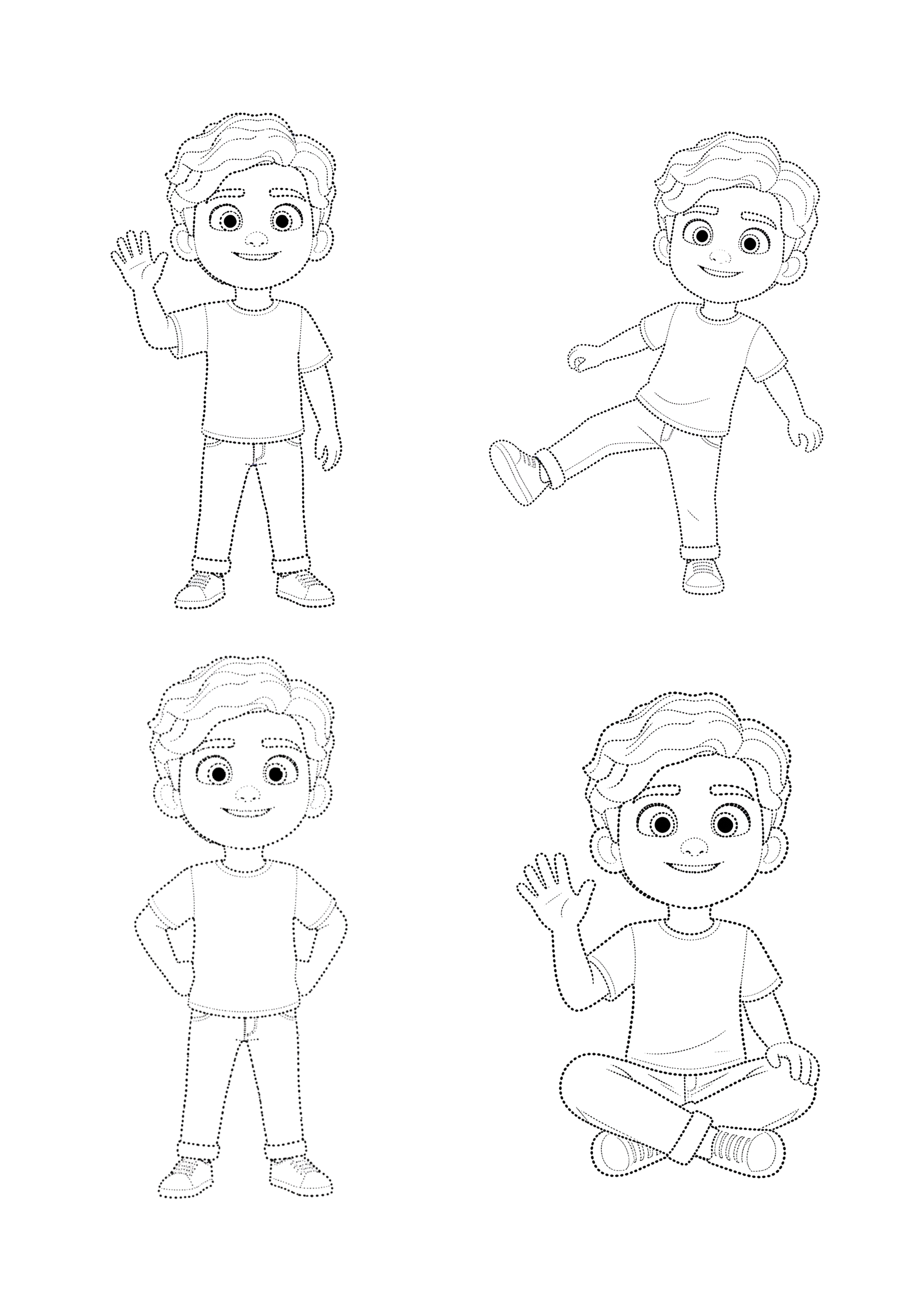 Chunnu Ji’s Fun Coloring & Tracing Adventure – 10 Page Kids Coloring Book PDF | ₹49 Only | Learn With Chunnu Ji