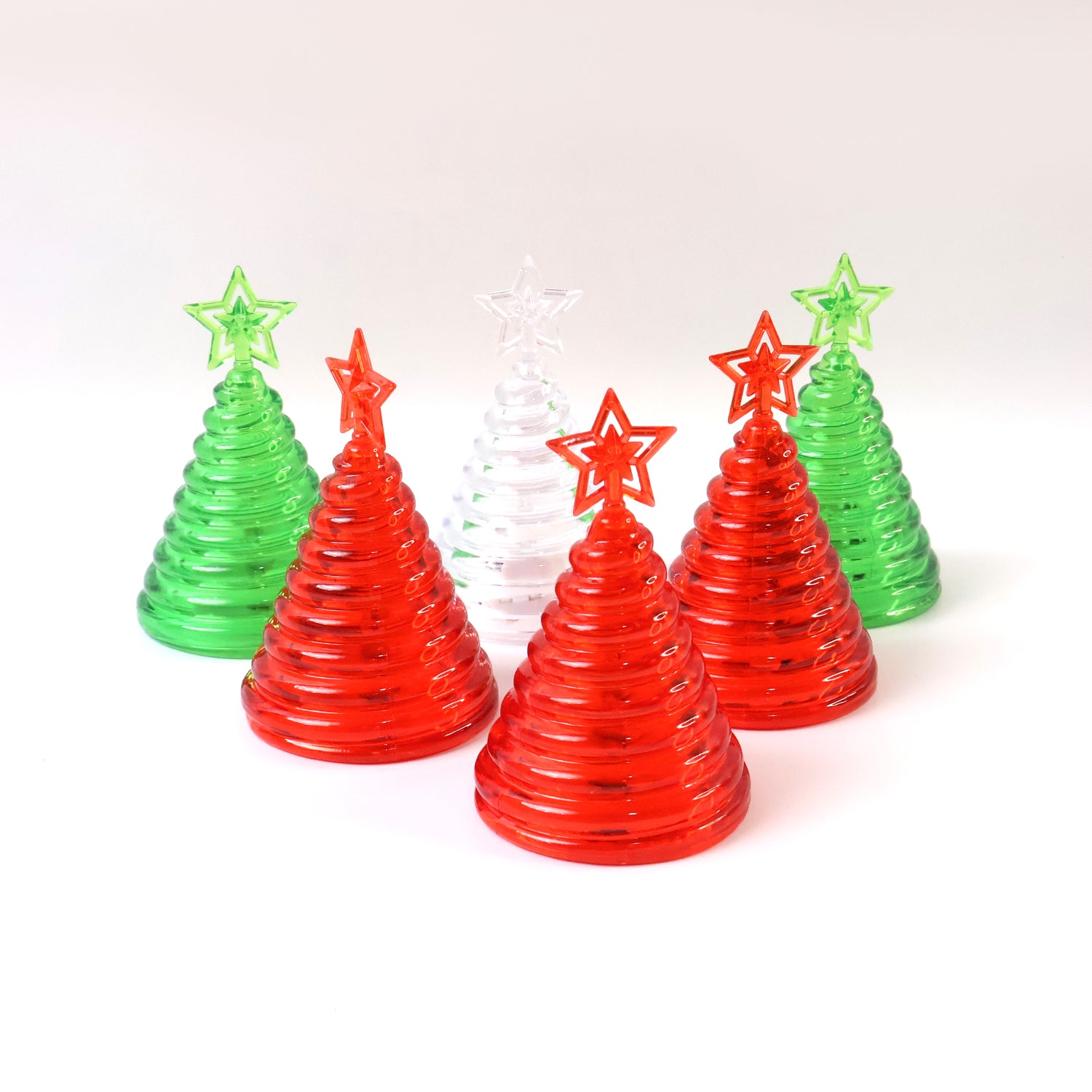 Led Christmas Tree Decorative Lights - (6 Pc  Set)