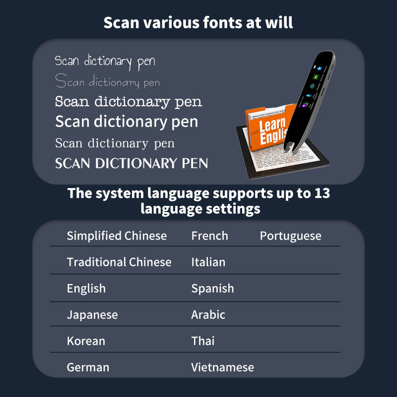 ChunnuJi Smart Reading Pen™ – AI Translation & Scanning Pen for Students & Teachers