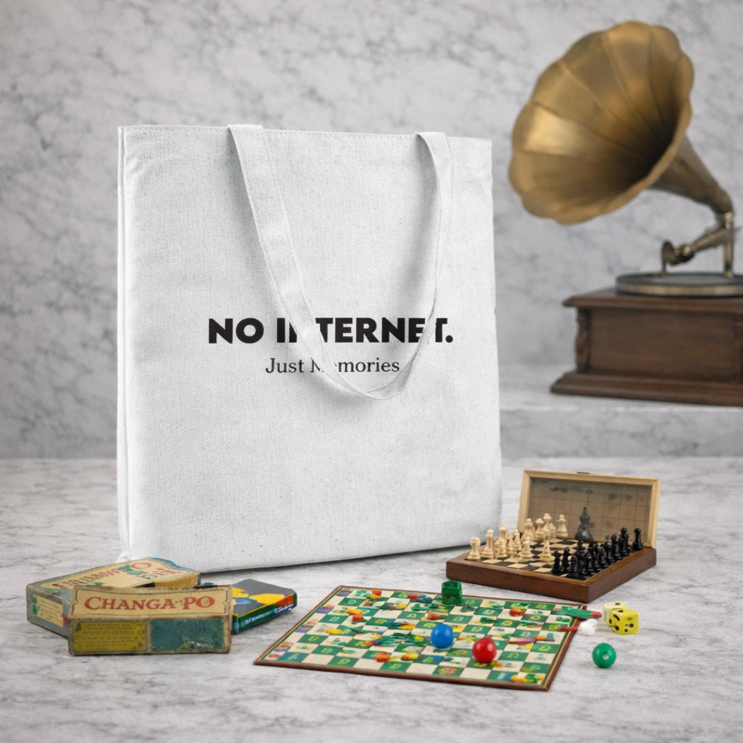 Mom’s Blessings Canvas Tote – Premium Emotional Gift Bag