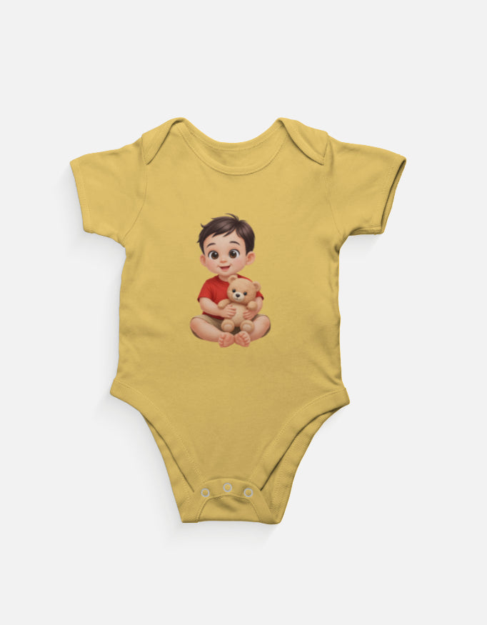 Chunnu Ji Baby Romper for 6–18 Months | Soft Cotton Infant Romper with Cute Print