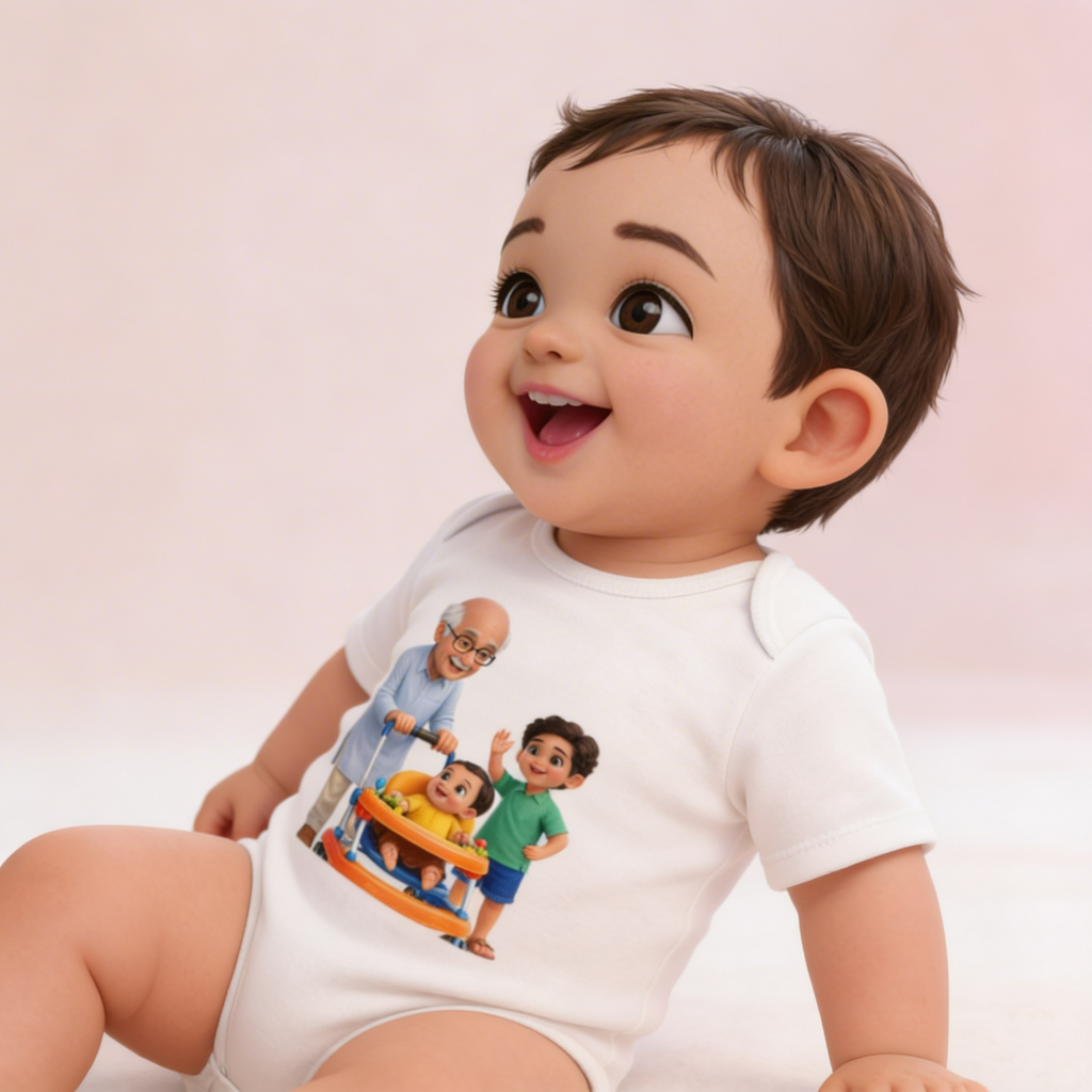 ChunnuJi Little Star Bodysuit- Super combed 100% cotton